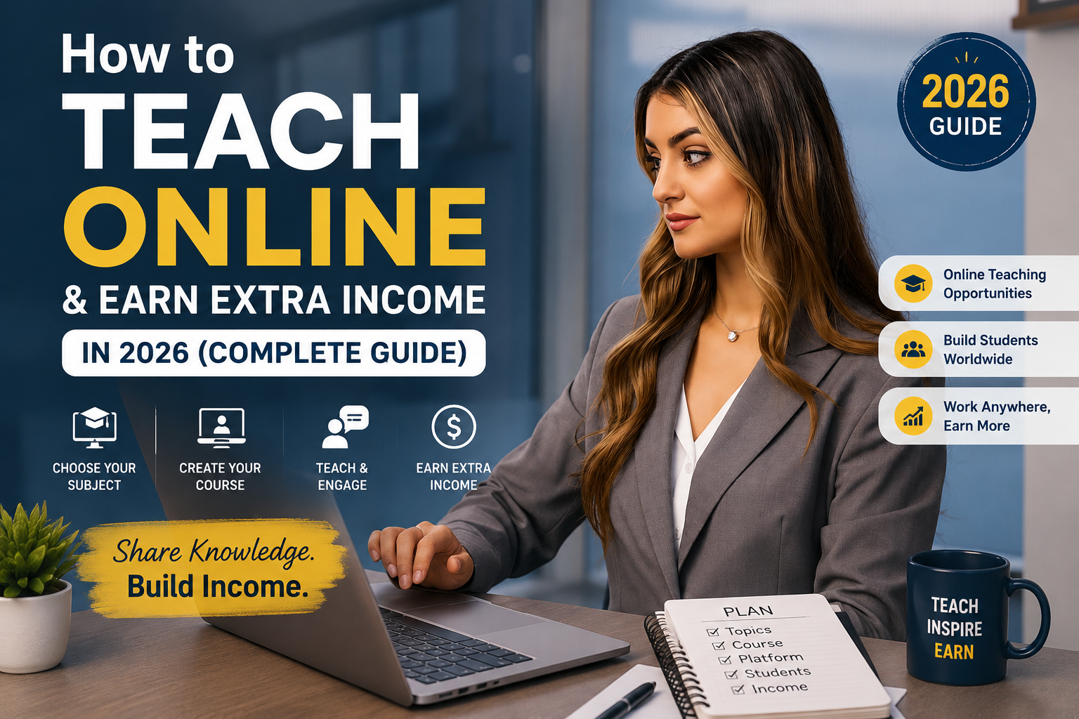 How to Teach Online and Earn Extra Income in 2026 (Complete Guide)